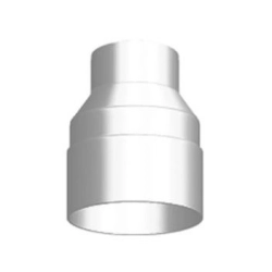 GAMRAT PCV Redukcja odwrotna rury spustowej 63/90 - BIEL